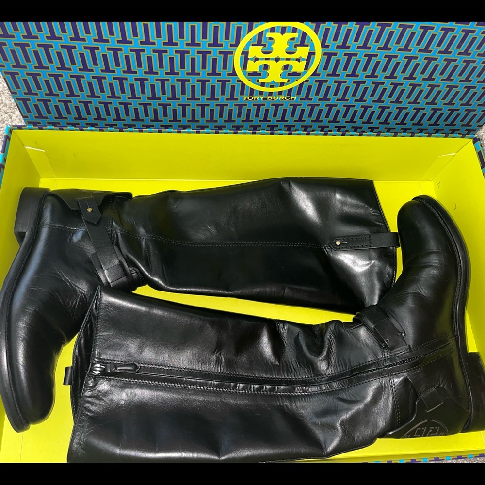 Tory Burch Derby Riding Boot